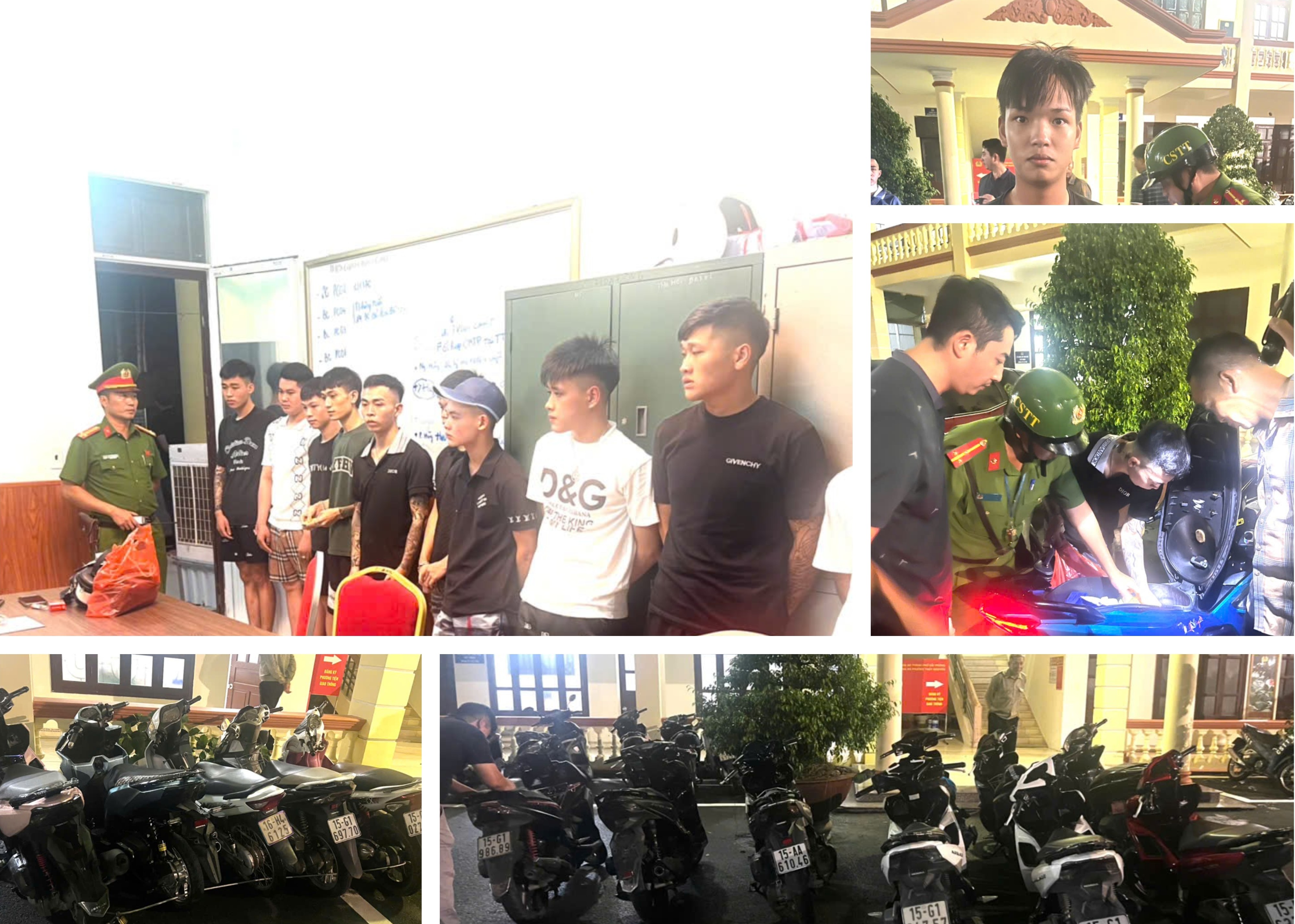 Công an phường Thủy Nguyên xử lý 18 trường hợp vi phạm trật tự an toàn giao thông dịp Tết Trung Thu